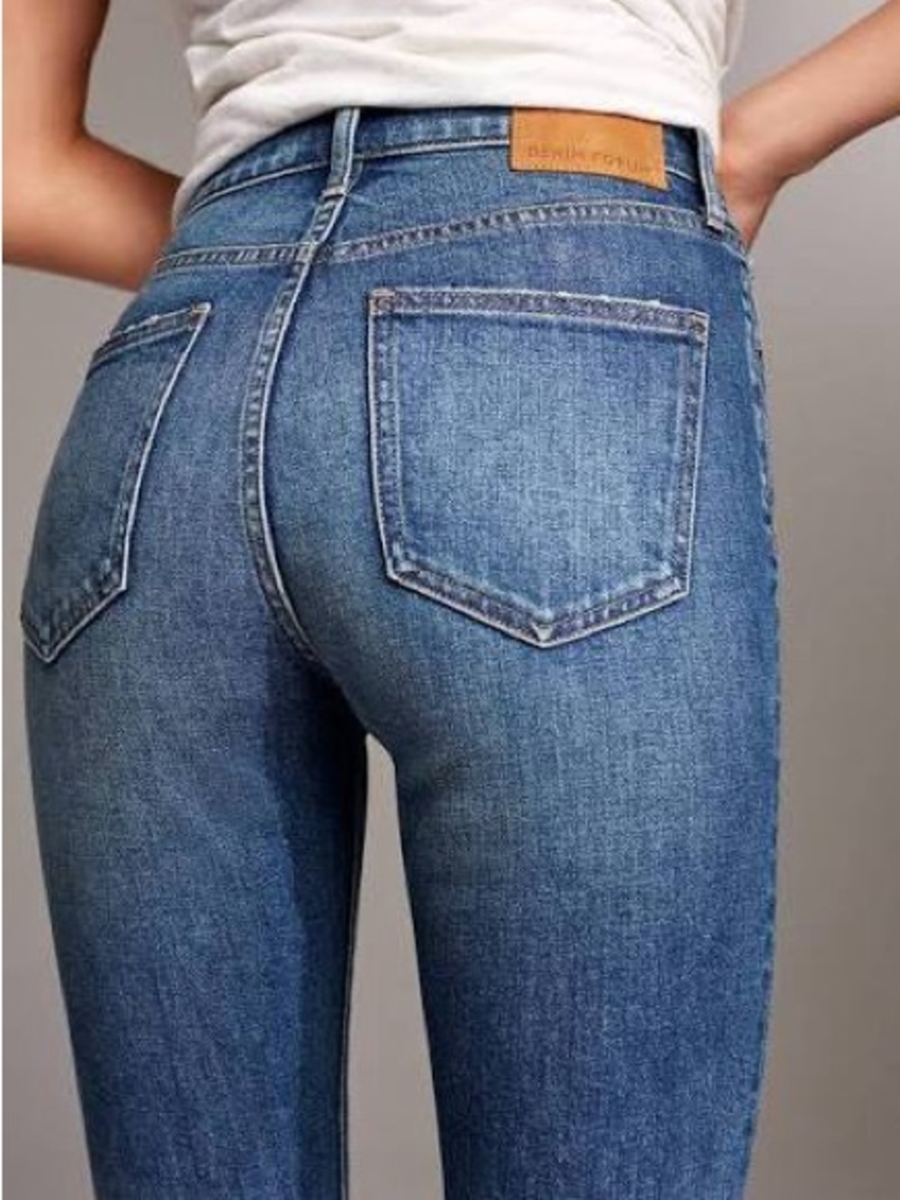 Denim Forum The Yoko High Rise Slim Jeans